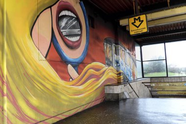 Prag, Çek Cumhuriyeti - 25 Ocak 2016 Prag, Çek Cumhuriyeti 'nin Prag kentinde çekilen fotoğraf.