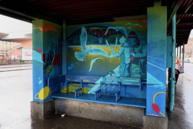 Prag, Çek Cumhuriyeti - 25 Ocak 2016 Prag, Çek Cumhuriyeti 'nin Prag kentinde çekilen fotoğraf.