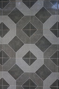 ceramic plaid design with black color