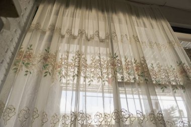 house curtains with a view in the afternoon