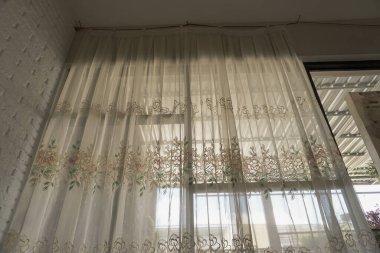 house curtains with a view in the afternoon