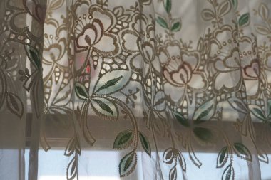 house curtains with a view in the afternoon