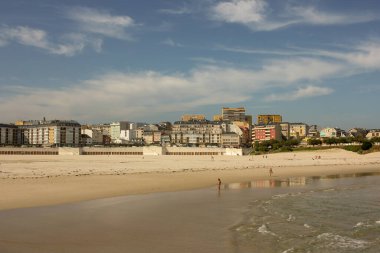 a view of Foz in the Cantabrian coast in Galicia, Spain
