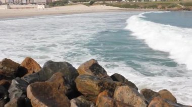 Cantabrian sea in front of Foz in Galicia, Spain