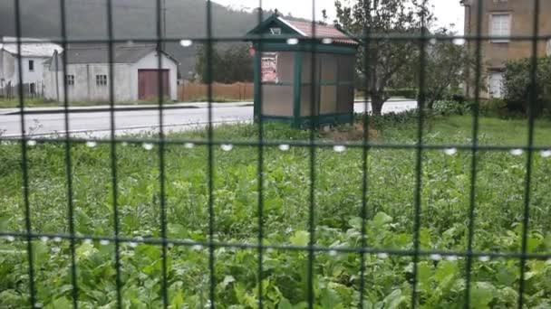 Jour Pluie Dans Vallée Lourenza Espagne — Video