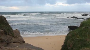 Galiçya, Foz 'da, Cantabrian denizinde küçük bir sahil.