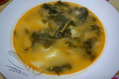 İspanya 'dan sağlıklı bir Galiçya çorbası.