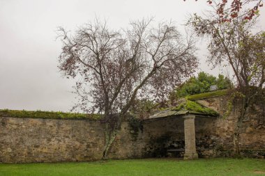 İspanya, Galiçya 'daki Romantik Katedral' in bir parçası.