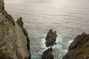 İspanya, Galiçya 'daki Cape Ortegal Denizi