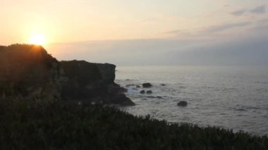 Cantabria denizinde gün batımı