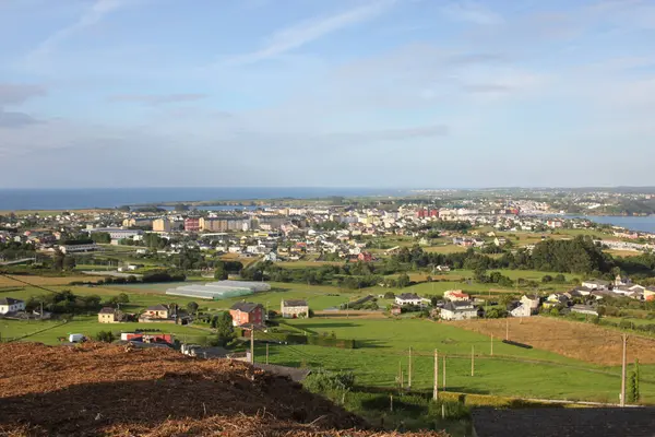 Galiçya, İspanya 'da Ribadeo manzarası