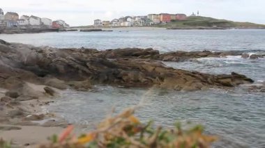 San Cibrao İspanya 'da denizden