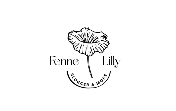 Logotipo Floral Elemento Botanical Hand Drawn Logo Com Flor Selvagem — Vetor de Stock