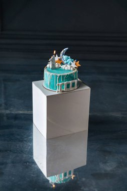 Masada mum olan pasta.