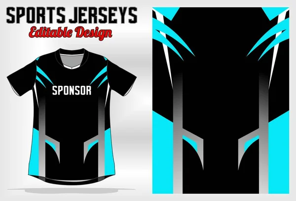 Jersey Design Suitable Sport Uniform Football Basketball Vollyball Soccer Cycling — Vettoriale Stock