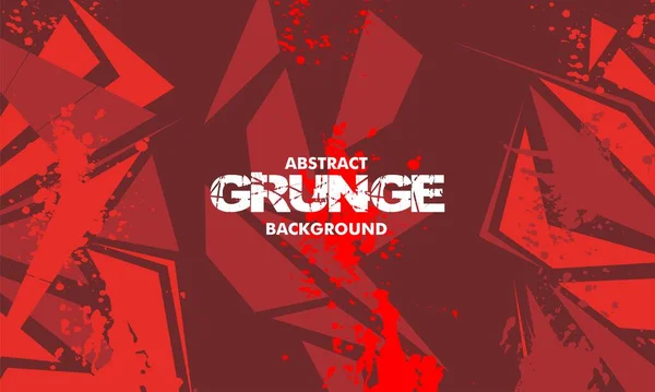 stock vector abstract red grunge background