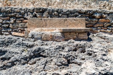 Mallorca İspanya 'da sahil ve bank