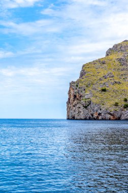 Mallorca Deniz Manzarası 'ndaki Port de Sa Calobra