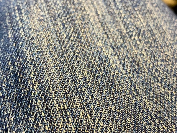 Textured Jeans White Scuffs Very Close High Quality Photo — Stock Photo, Image