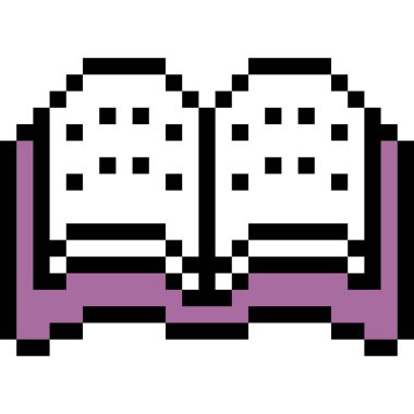 Piksel biçiminde çizgi film simgesi