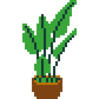 Çizgi film simgesini piksel biçiminde yerleştir 