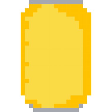 Çizgi film simgesi piksel biçiminde olabilir 