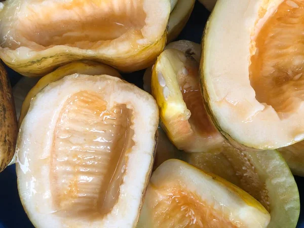 Close Fresh Sliced Pineapple — Stock Photo, Image