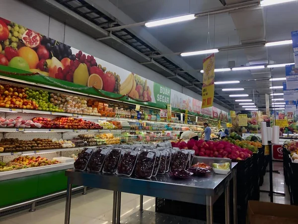 Супермаркет Великою Кількістю Фруктів Кудус Вересень 2023 — стокове фото
