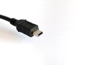 usb port tipi mini-B beyazda izole edildi