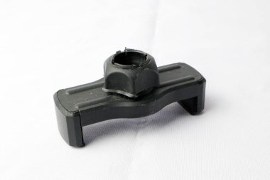 beyaz izole akıllı telefon tutucu