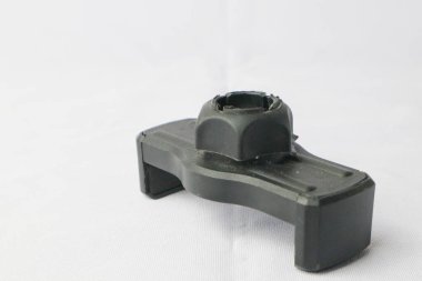 beyaz izole akıllı telefon tutucu