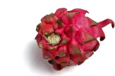 dragon meyve üzerinde beyaz izole