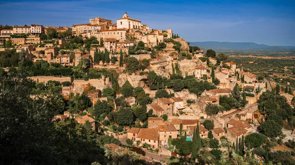 Provence 'deki antik Gordes şehri 