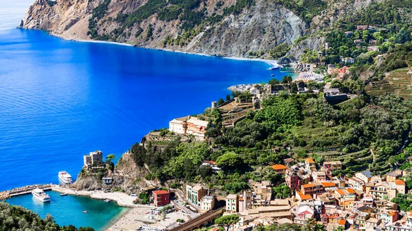 Vista Panoramica Della Costiera Amalfitana — Foto Stock