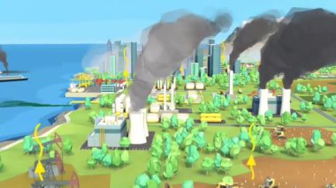 Endüstriyel hava kirliliği, çevreye kirletici madde salan pek çok endüstriyel faaliyetten kaynaklanır.,