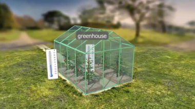 Sera etkisi mekanizması güneş ısısını hapseder; sera gazları enerjiyi emer ve yeniden yayar, Dünya yüzeyini ısıtır