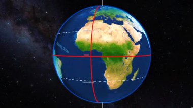 Dünya denizleri ve okyanuslarının 3 boyutlu bir haritasını gösteren, derinlikleri, akıntıları ve sınırları vurgulayan bir 3 boyutlu animasyon.