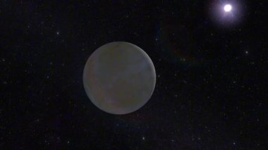 Europa, Jüpiter 'in buzlu uydusu, donmuş yüzeyi, yeraltı okyanusu ve yaşam potansiyelini vurgulayan 3 boyutlu bir animasyon..