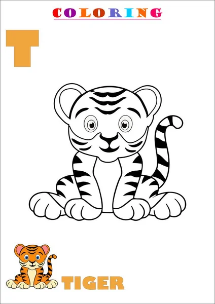 Malbuch Für Kinder Komplettes Alphabet Set — Stockfoto