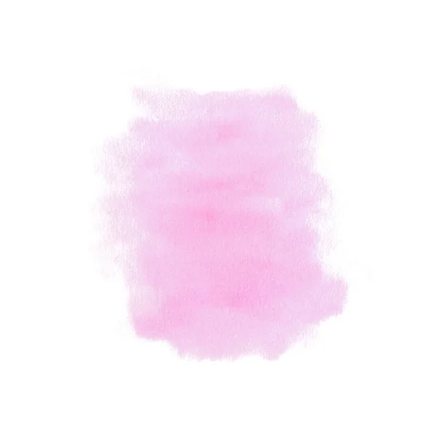 Пастельный Фиолетовый Акварельный Всплеск Ручной Рисунок Изолирован Белом Фоне Абстрактная — стоковое фото