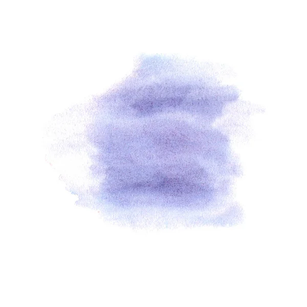 Spruzzi Acquerello Viola Illustrazione Disegnata Mano Isolata Sfondo Bianco Texture — Foto Stock