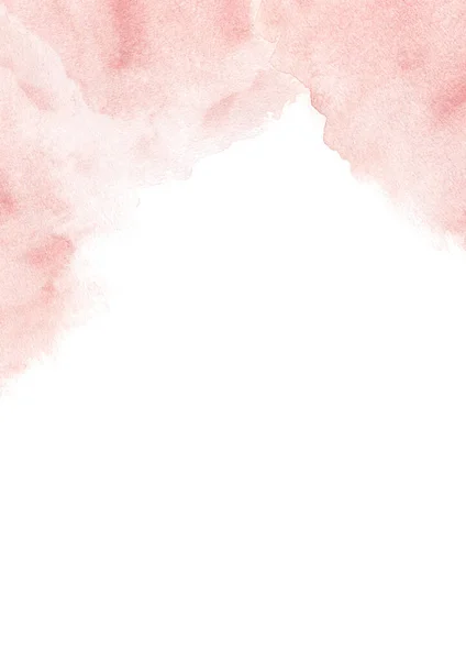 Modello Acquerello Acquerello Rosa Disegnato Mano Schizza Uno Sfondo Bianco — Foto Stock