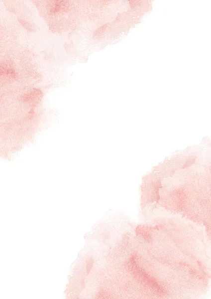 Modello Acquerello Acquerello Rosa Disegnato Mano Schizza Uno Sfondo Bianco — Foto Stock