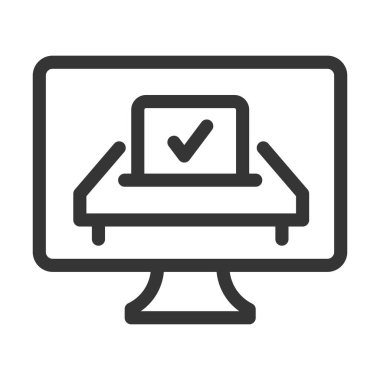 Pixel perfect, editable stroke, up scalable, line, vector bloop icon.