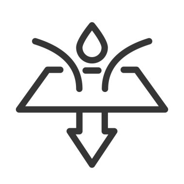 Pixel perfect, editable stroke, up scalable, line, vector bloop icon.