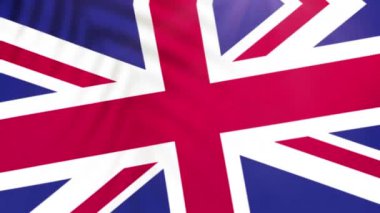 British flag videos. Slow Motion videos. Flag Blowing Close Up with tree shadow 4k