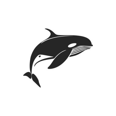 Unleash the power of your brand with a modern whale logo.