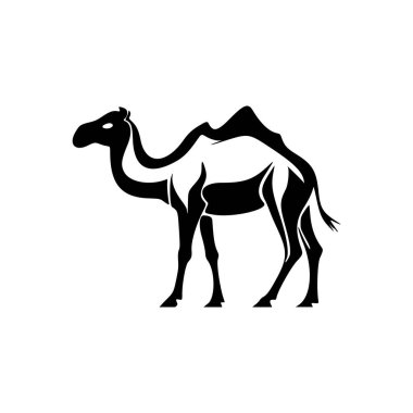 Give an elegant and classy look to your brand with a black and white camel logo.