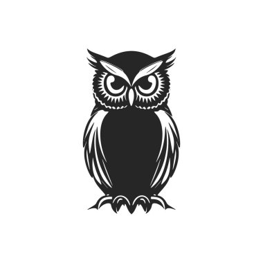 Elevate your brand with a stylish owl logo.