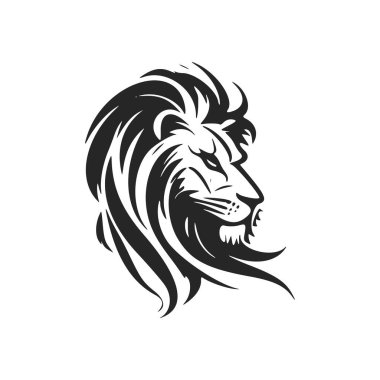 Unleash the power of your brand with a clean and minimal lion head logo.